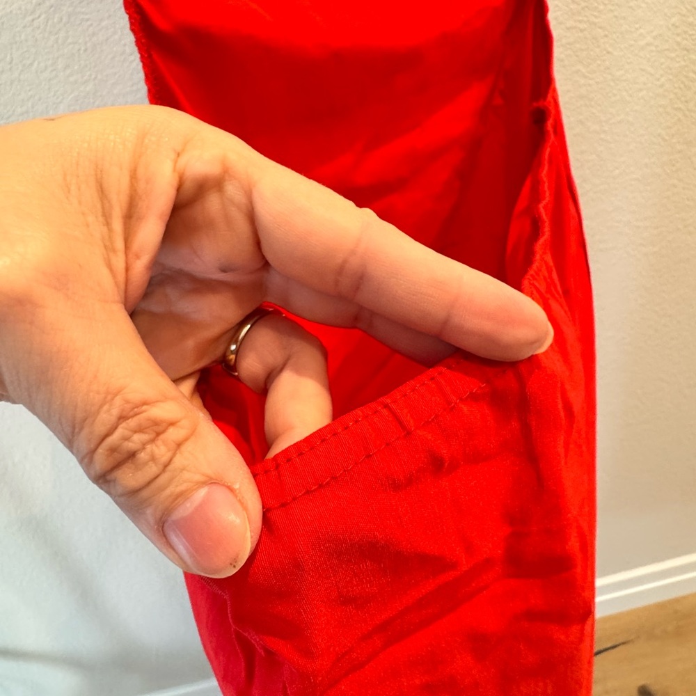 NWT PrettyLittleThing Vibrant Red Maxi Dress - Picture 7 of 9